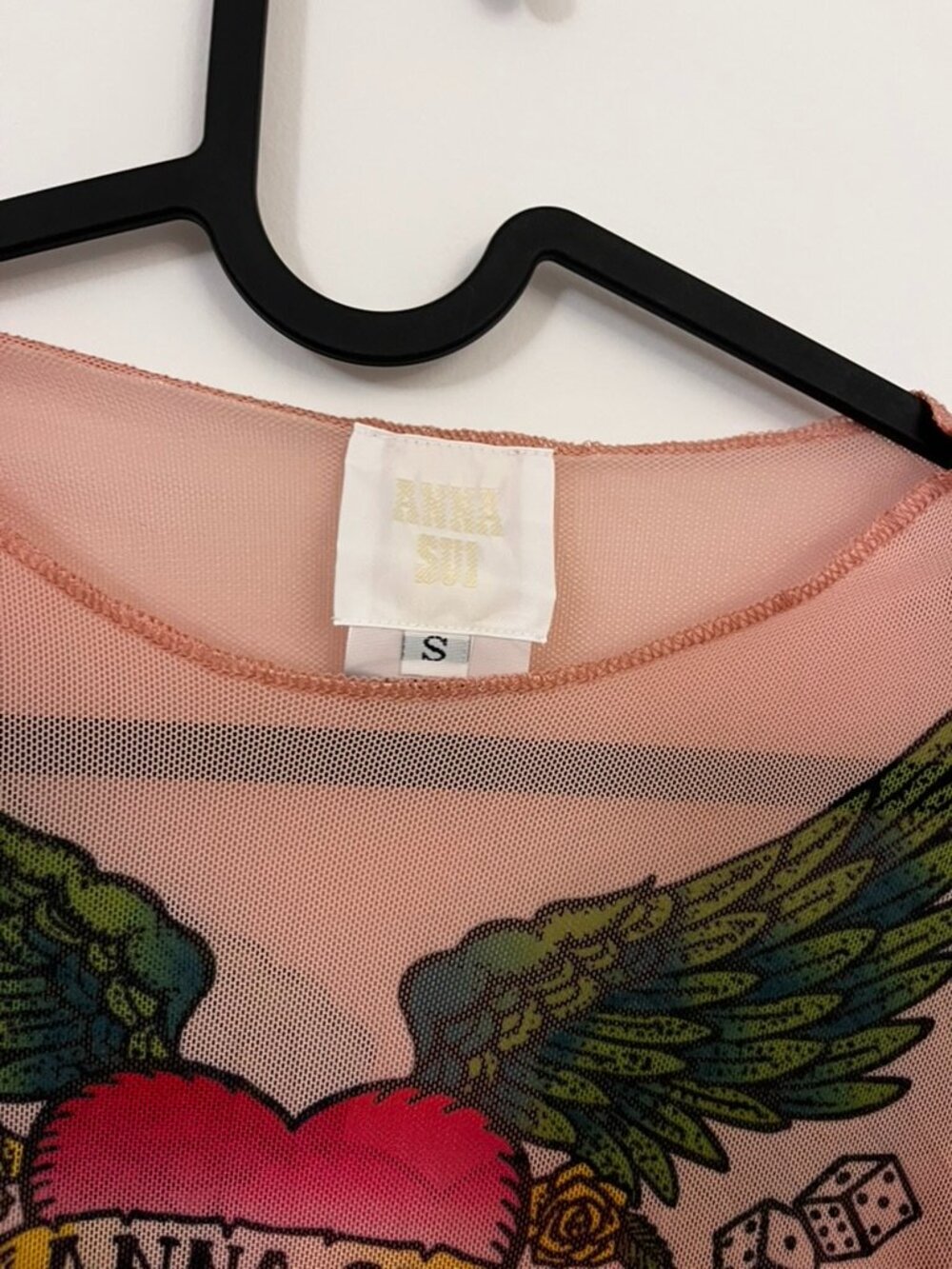 NWT Anna Sui Mesh Top - Picture 3 of 4